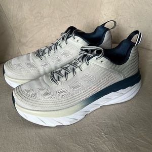 Hoka One One Bondi 6 Lunar Rock Nimbus Cloud